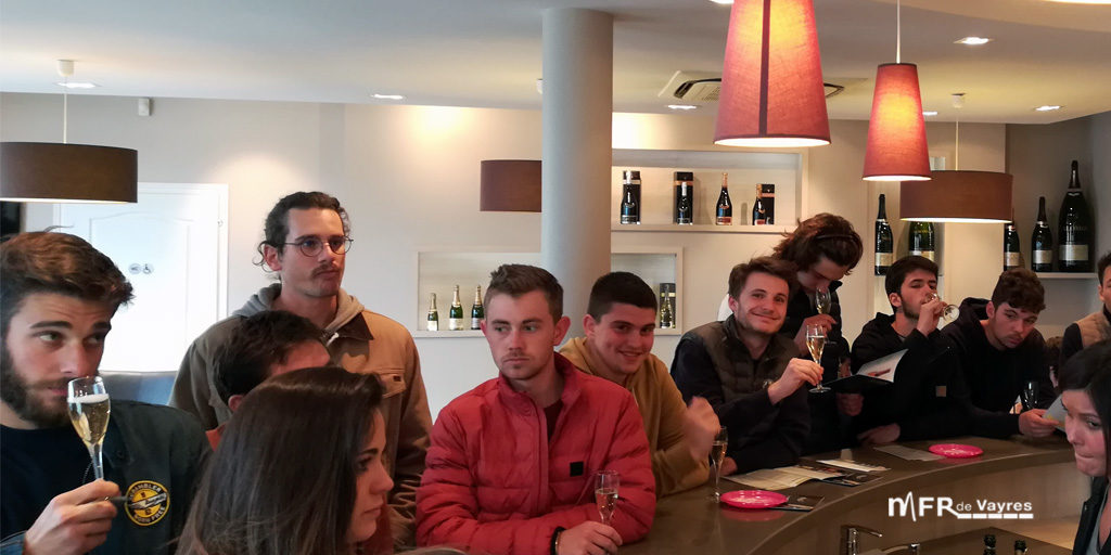 Voyage d'étude des bts viti-oeno en champagne